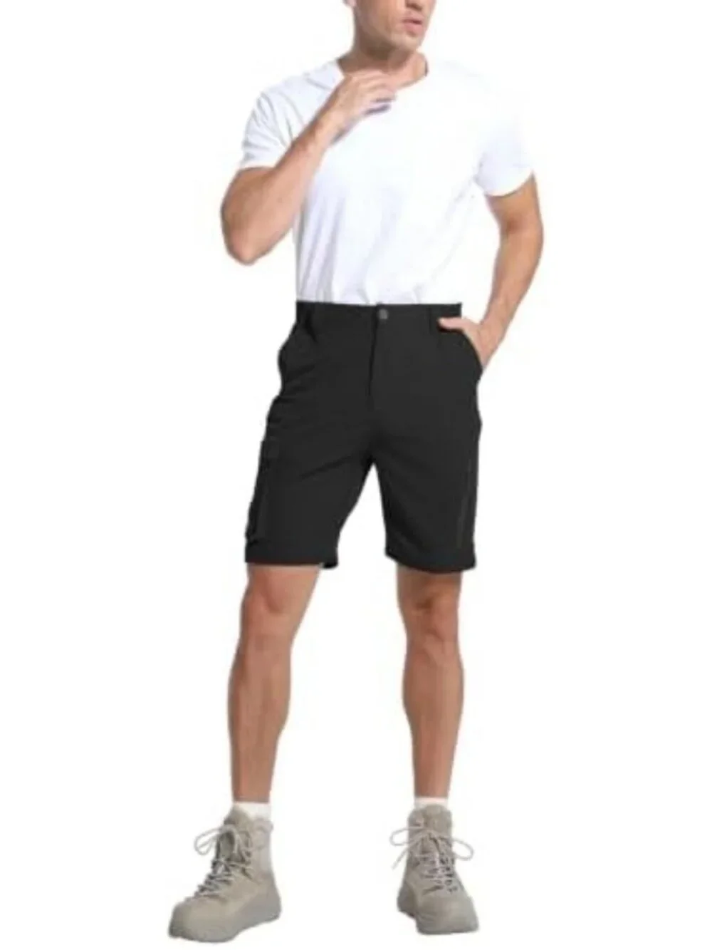 Lightweight Quick-Dry Waterproof Men's Convertible Hiking & Fishing Cargo Pants